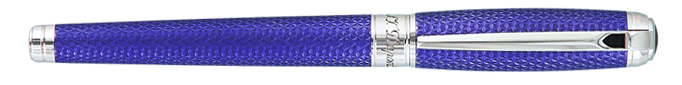 Velvet Firehead Guilloche - S.T. Dupont Velvet Firehead Guilloche Ocean Blue Rollerball